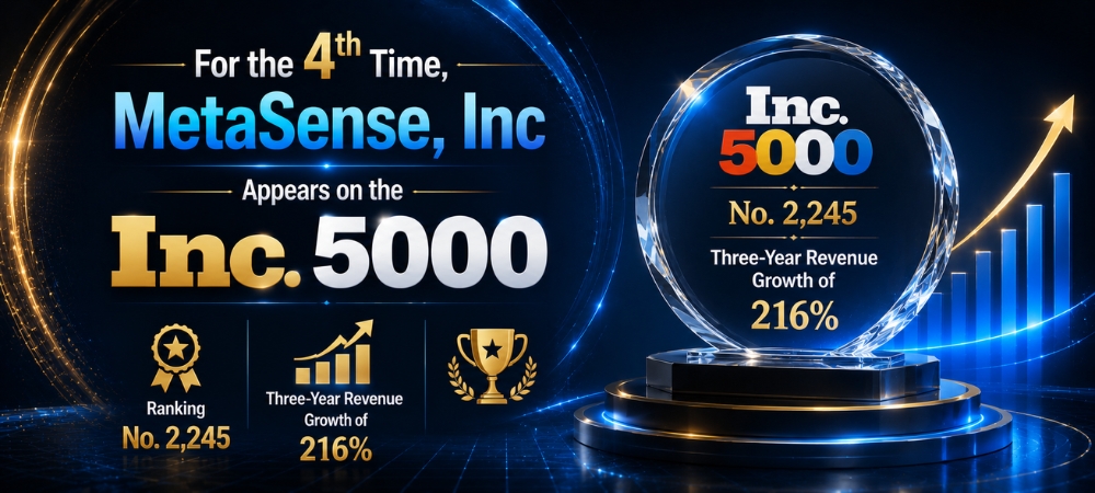 MetaSense Appears on The Inc. 5000 For the Fourth Time