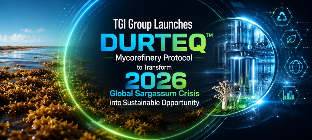 TGI Group Launches DURTEQ(TM) Mycorefinery Protocol to Transform 2026 Global Sargassum Crisis into Sustainable Opportunity