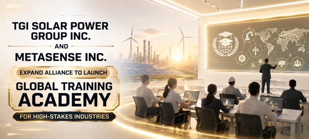 TGI Solar Power Group Inc. and MetaSense Inc. Expand Alliance to Launch Global Training Academy for High-Stakes Industries