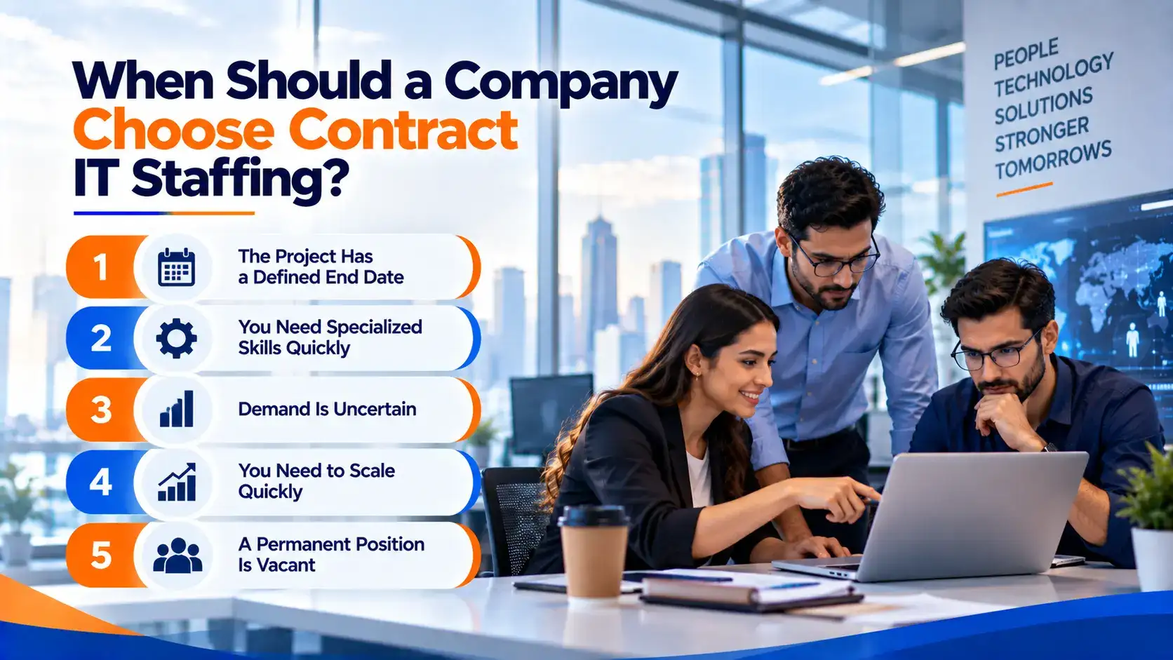When Company Should Choose Contract IT staffing