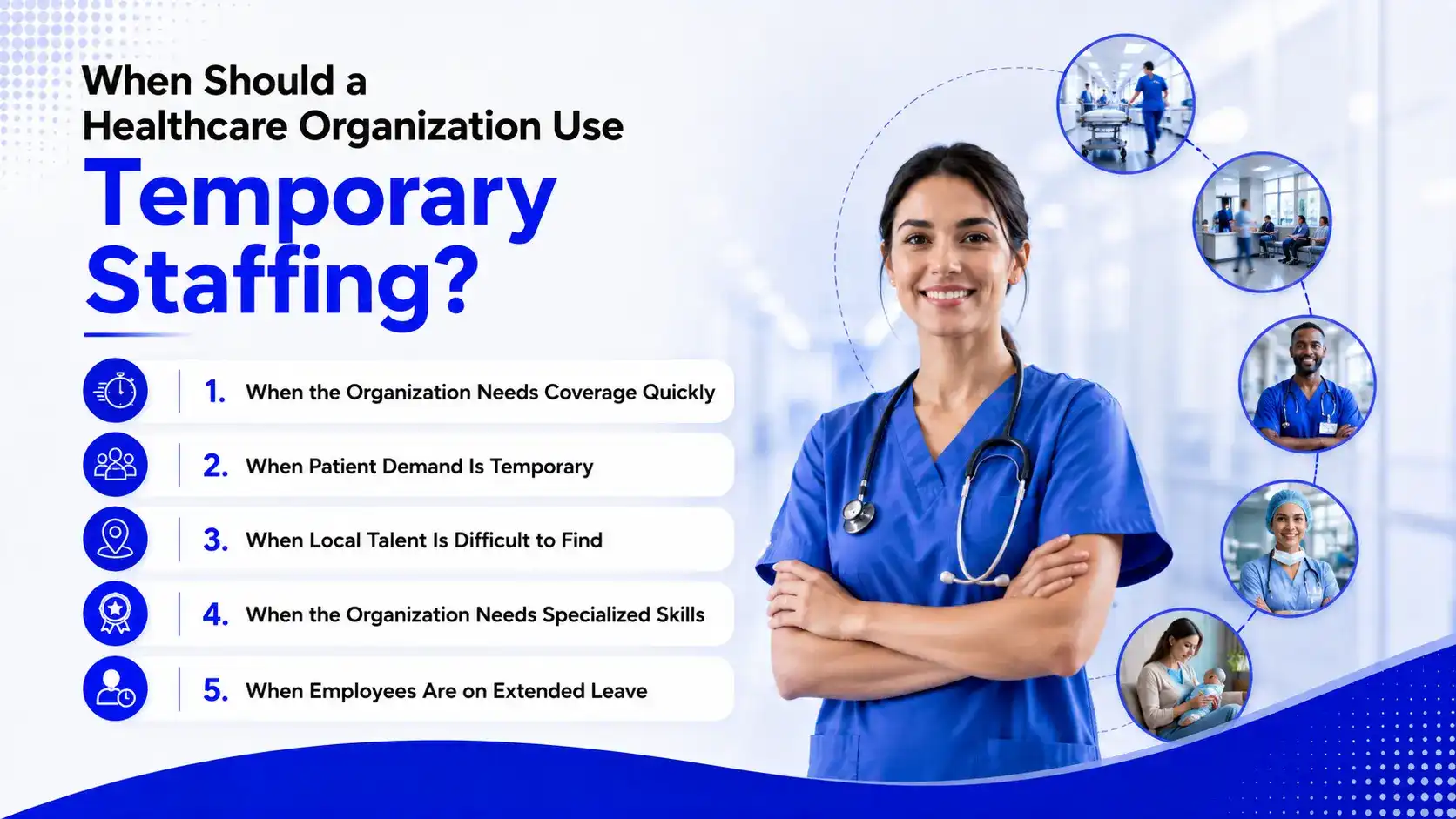 When a Healthcare Organization use Temporary Staffing