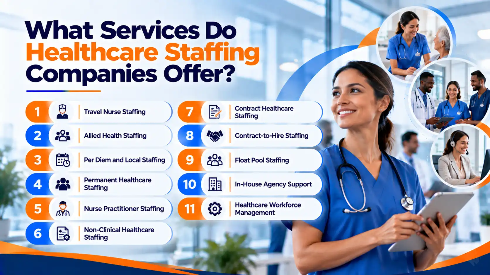 What Services Healthcare Staffing Companies Offer